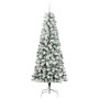 Árbol de Navidad artificial con ramas articuladas 210 cm PVC
