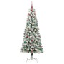 Árbol de Navidad artificial con ramas articuladas 210 cm PVC