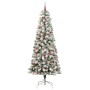 Árbol de Navidad artificial con ramas articuladas 240 cm PVC