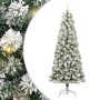 Árbol de Navidad artificial con ramas articuladas 240 cm PVC
