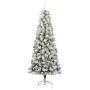 Árbol de Navidad artificial con ramas articuladas 240 cm PVC
