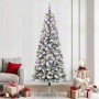 Árbol de Navidad artificial con ramas articuladas 240 cm PVC