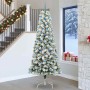 Árbol de Navidad artificial con ramas articuladas 240 cm PVC