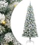 Árbol de Navidad artificial con ramas articuladas 240 cm PVC