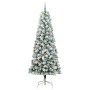 Árbol de Navidad artificial con ramas articuladas 240 cm PVC