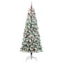 Árbol de Navidad artificial con ramas articuladas 240 cm PVC