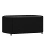 3-teiliges Gartenmöbel-Set und schwarze synthetische Rattankissen von vidaXL, Outdoor-Sofas - Ref: Foro24-319791, Preis: 201,...