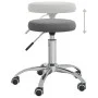 Taburete de masaje terciopelo gris oscuro de vidaXL, Sillones de masaje - Ref: Foro24-3085739, Precio: 55,25 €, Descuento: %