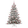 Árbol de Navidad artificial con ramas articuladas 180 cm