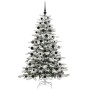 Árbol de Navidad artificial con ramas articuladas 180 cm