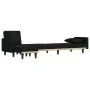 L-shaped sofa bed black fabric 275x140x70 cm by vidaXL, Sofas - Ref: Foro24-3157234, Price: 435,82 €, Discount: %