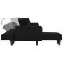 L-shaped sofa bed black fabric 275x140x70 cm by vidaXL, Sofas - Ref: Foro24-3157234, Price: 435,82 €, Discount: %