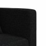 L-förmiges Schlafsofa aus schwarzem Stoff, 275 x 140 x 70 cm von vidaXL, Sofas - Ref: Foro24-3157234, Preis: 420,75 €, Rabatt: %