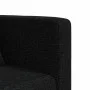 L-shaped sofa bed black fabric 275x140x70 cm by vidaXL, Sofas - Ref: Foro24-3157234, Price: 435,82 €, Discount: %