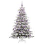 Árbol de Navidad artificial con ramas articuladas 180 cm