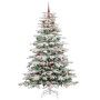 Árbol de Navidad artificial con ramas articuladas 180 cm