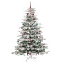Árbol de Navidad artificial con ramas articuladas 180 cm