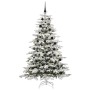 Árbol de Navidad artificial con ramas articuladas 210 cm