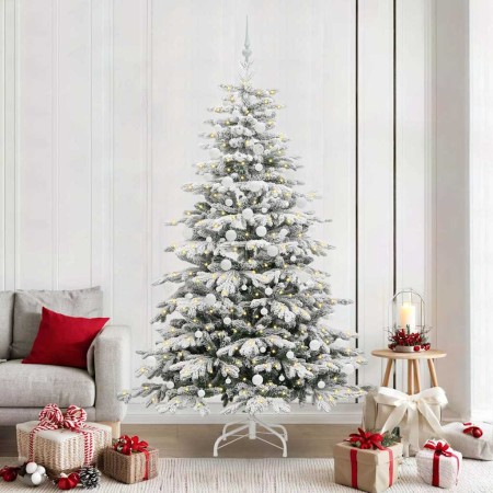 Árbol de Navidad artificial con ramas articuladas 210 cm