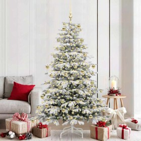 Árbol de Navidad artificial con ramas articuladas 210 cm