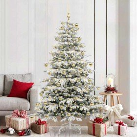 Árbol de Navidad artificial con ramas articuladas 210 cm