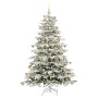 Árbol de Navidad artificial con ramas articuladas 210 cm