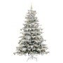 Árbol de Navidad artificial con ramas articuladas 210 cm