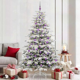 Árbol de Navidad artificial con ramas articuladas 210 cm