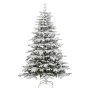 Árbol de Navidad artificial con ramas articuladas 210 cm