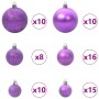 Árbol de Navidad artificial con ramas articuladas 210 cm