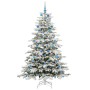 Árbol de Navidad artificial con ramas articuladas 210 cm