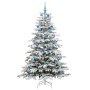 Árbol de Navidad artificial con ramas articuladas 210 cm