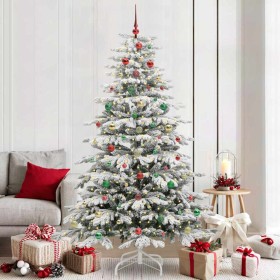 Árbol de Navidad artificial con ramas articuladas 210 cm
