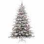 Árbol de Navidad artificial con ramas articuladas 240 cm