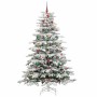 Árbol de Navidad artificial con ramas articuladas 240 cm