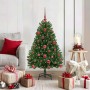 Árbol de Navidad artificial Verde 120 cm PVC y Metal