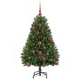 Árbol de Navidad artificial Verde 120 cm PVC y Metal