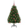 Árbol de Navidad artificial Verde 120 cm PVC y Metal