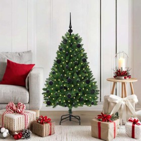 Árbol de Navidad artificial Verde 120 cm PVC y Metal