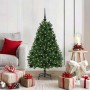 Árbol de Navidad artificial Verde 120 cm PVC y Metal