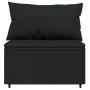 Garden set with 4-piece black synthetic rattan cushions by vidaXL, Outdoor sofas - Ref: Foro24-319783, Price: 258,60 €, Disco...