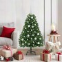 Árbol de Navidad artificial Verde 120 cm PVC y Metal
