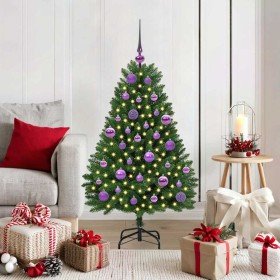 Árbol de Navidad artificial Verde 120 cm PVC y Metal en Adornos festivos | Comprar online en Foro24