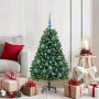 Árbol de Navidad artificial Verde 120 cm PVC y Metal