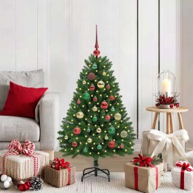 Árbol de Navidad artificial Verde 120 cm PVC y Metal