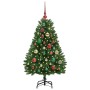 Árbol de Navidad artificial Verde 120 cm PVC y Metal
