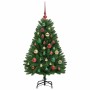 Árbol de Navidad artificial Verde 120 cm PVC y Metal