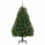Árbol de Navidad artificial Verde 150 cm PVC y Metal