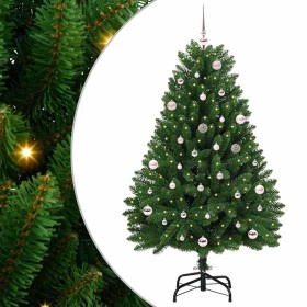 Árbol de Navidad artificial Verde 150 cm PVC y Metal