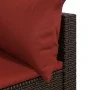 Garden corner sofas with cushions 2 units brown synthetic rattan by vidaXL, Outdoor sofas - Ref: Foro24-319810, Price: 144,53...
